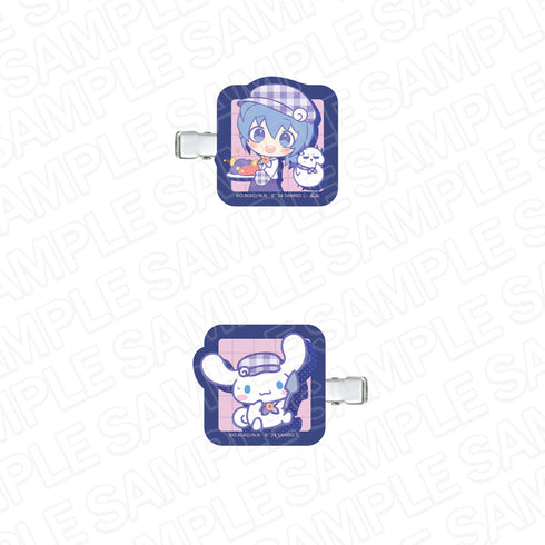 アニメ『魔入りました!入間くん』×サンリオキャラクターズ ヘアクリップ 鈴木 入間×シナモロール sweets ver.